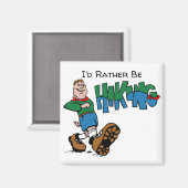 磁石をハイキングしたい マグネット (正面/裏面)