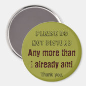 磁石を乱さないで マグネット (正面/裏面)