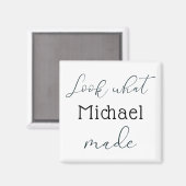 磁石を作ったものを見パーソナライズされたる マグネット (正面/裏面)