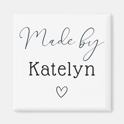 磁石を作ったものを見パーソナライズされたる マグネット (正面)