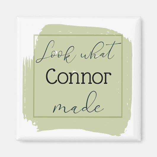 磁石を作ったものを見パーソナライズされたる マグネット (正面)