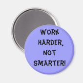 磁石を使わないよう頭が切れるに努力する マグネット (正面/裏面)