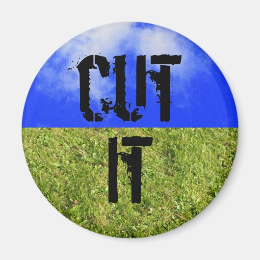 磁石を切ってグリーンを切る マグネット (正面)