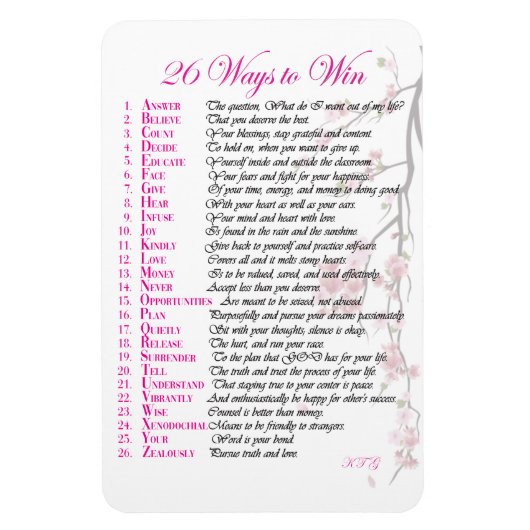 磁石を獲得する26の方法 – ピンク マグネット (縦)