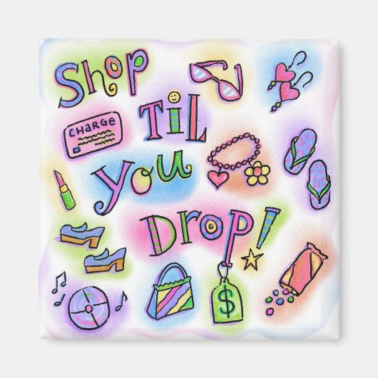 磁石を落とすまで買い物 マグネット (正面)