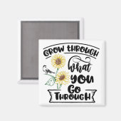 磁石を通して成長する マグネット (正面/裏面)