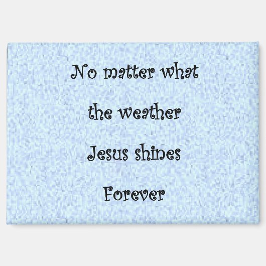 磁石イエスは永遠に輝く マグネット (正面)