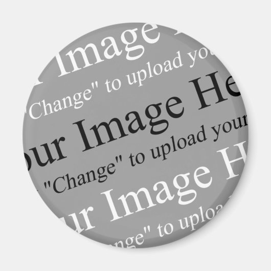 磁石カスタムのイメージ（塗りつぶし）テンプレート マグネット (正面)