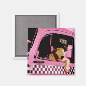 磁石ポップ・アートのの愛犬 マグネット (正面/裏面)