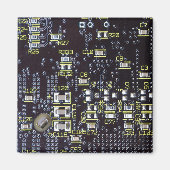 磁石上の集積回路 マグネット (正面)