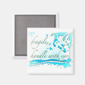 磁石付き壊れやすい気に取っ手 マグネット (正面/裏面)