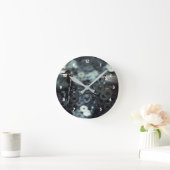 磁石及び洗濯機 ラウンド壁時計 (ホーム)