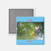 磁石飛んでいる マグネット (正面/裏面)