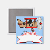 磁石飛行機 マグネット (正面/裏面)