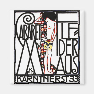 磁石: アールヌーボー-キャバレーFledermaus マグネット