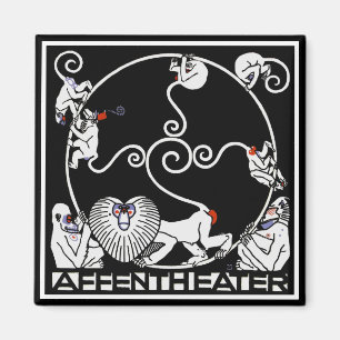 磁石: アールヌーボー-キャバレーFledermaus マグネット