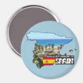 [磁石]スペインにいる方がいい マグネット (正面/裏面)