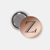 磁石 – モノグラム、銅 (正面/裏面)