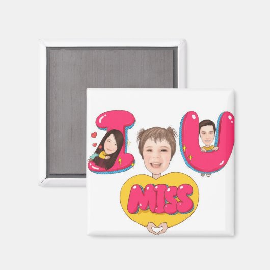 磁石 – 正方形 (正面/裏面)