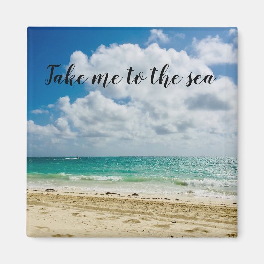 磁石：海に連れて行ってくれ マグネット (正面)