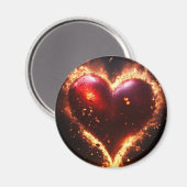 磁石「磁気の情熱」 マグネット (正面/裏面)