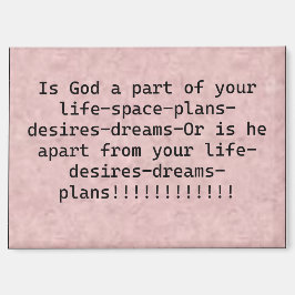 磁石"神はあなたの人生の一部である" マグネット