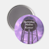 磁石：素晴らしい、モリーヌ、カンザス州！ マグネット (正面/裏面)