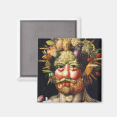 磁石：Vertumnus(Rudolf IIポートレート) マグネット (正面/裏面)