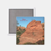 磁石:Zionの赤い岩 マグネット (正面/裏面)