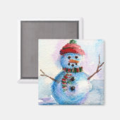 磁霜の降りた石 マグネット (正面/裏面)