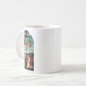 磔刑のキリストと聖母マリア コーヒーマグカップ (正面左)