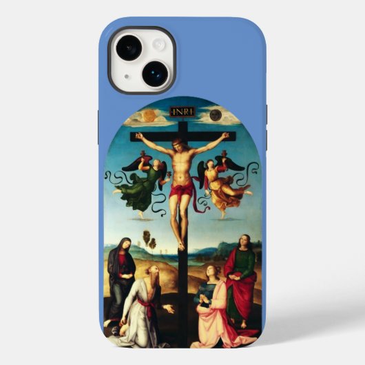 磔刑のキリストと聖母マリア Case-Mate iPhoneケース (裏面)