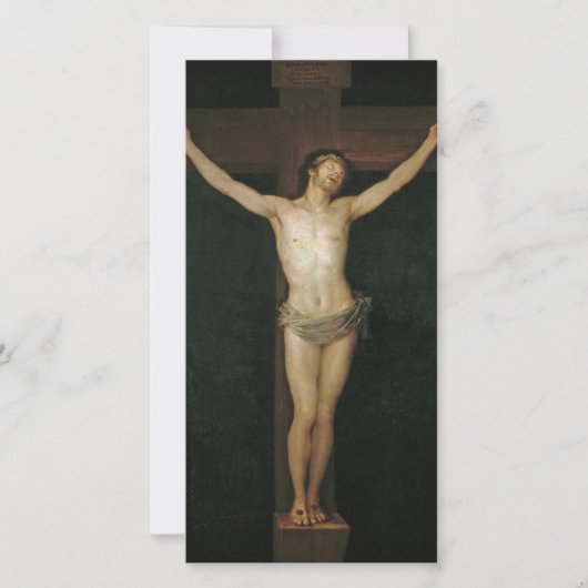 『磔刑のキリスト』（たちけいのキリスト、英語: Crucified Christ）、または『十字架上 カード (正面)