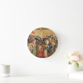 磔 ラウンド壁時計 (ホーム)