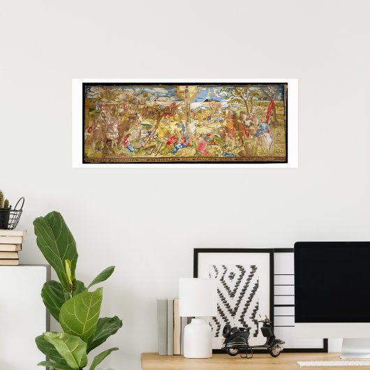 磔、1609年（刺繍） ポスター (ホームオフィス)