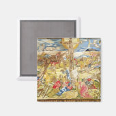 磔、1609年（刺繍） マグネット (正面/裏面)