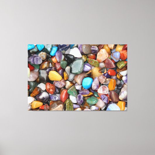 磨いた岩 キャンバスプリント (正面)