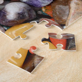 磨いた岩 ジグソーパズル (側面)