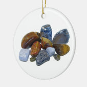 磨いた岩 セラミックオーナメント (左)