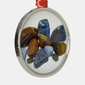 磨いた岩 メタルオーナメント (右)