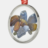 磨いた岩 メタルオーナメント (左)