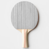 磨かれたグレイの木製ボード 卓球ラケット (正面)