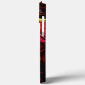 磨かれたトーンと形状の化石の岩または木 Case-Mate iPhoneケース (裏面 / 左)