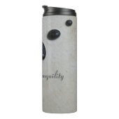 磨かれた禅の黒い石の砂の禅ガーデングレー タンブラー (回転右)