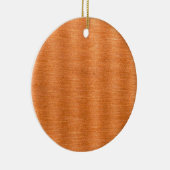 磨かれた銅の波状の質の背景 セラミックオーナメント (右)