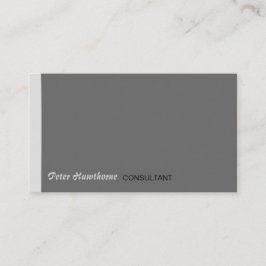 磨かれた鋭くミニマルで粋でモダンな基本 名刺