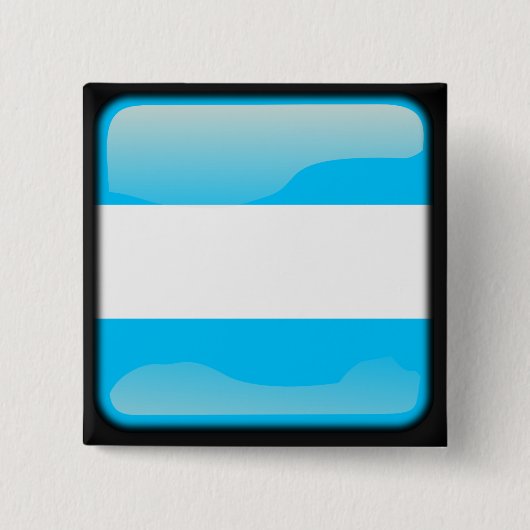 磨かれるアルゼンチン人 缶バッジ (正面)