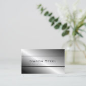 磨きカッコいい鋼効果、名刺 名刺 (スタンド正面)