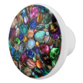 磨きカラフル石 セラミックノブ (右)