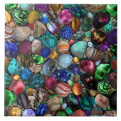 磨きカラフル石 タイル (正面)